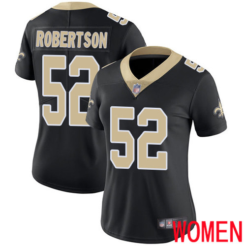 New Orleans Saints Limited Black Women Craig Robertson Home Jersey NFL Football #52 Vapor Untouchable Jersey->youth nfl jersey->Youth Jersey